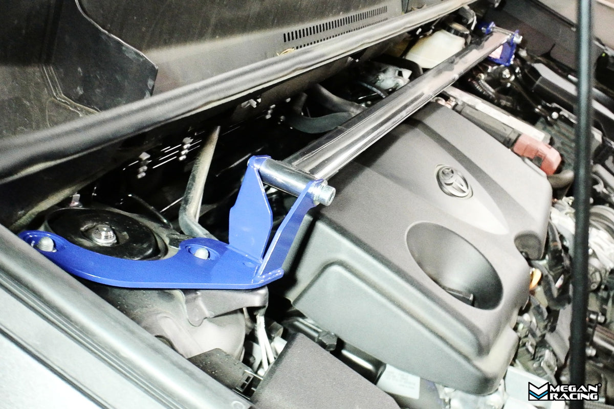 Megan Racing Toyota Rav-4 19+ Race-Spec Front Upper Strut Bar (Excludes Hybrid and Plug-In Hybrid models)
