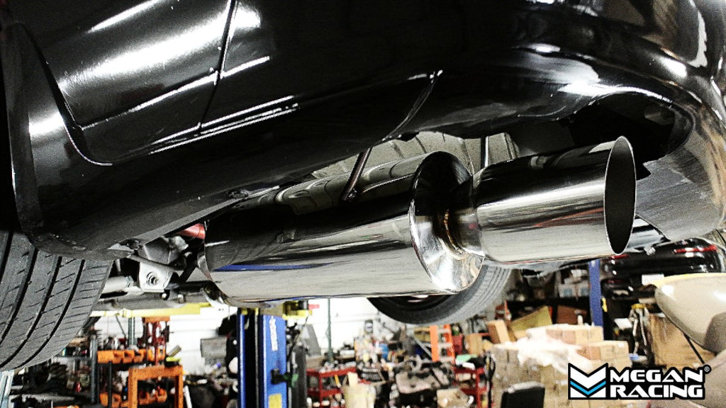 Megan Racing 03-06 Infiniti G35 (Sedan Only) Burnt Blue Tips CBS Exhaust System (MR-CBS-IG024D-BT)