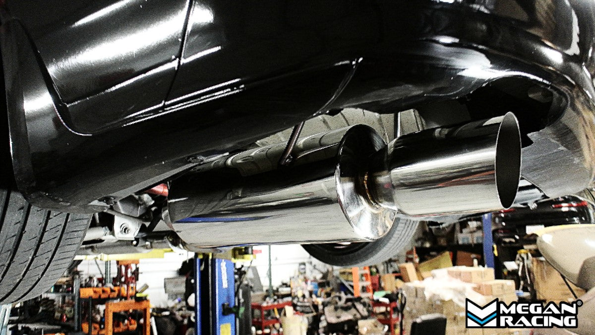 Megan Racing 03-06 Infiniti G35 (Sedan Only) Burnt Blue Tips CBS Exhaust System (MR-CBS-IG024D-BT)