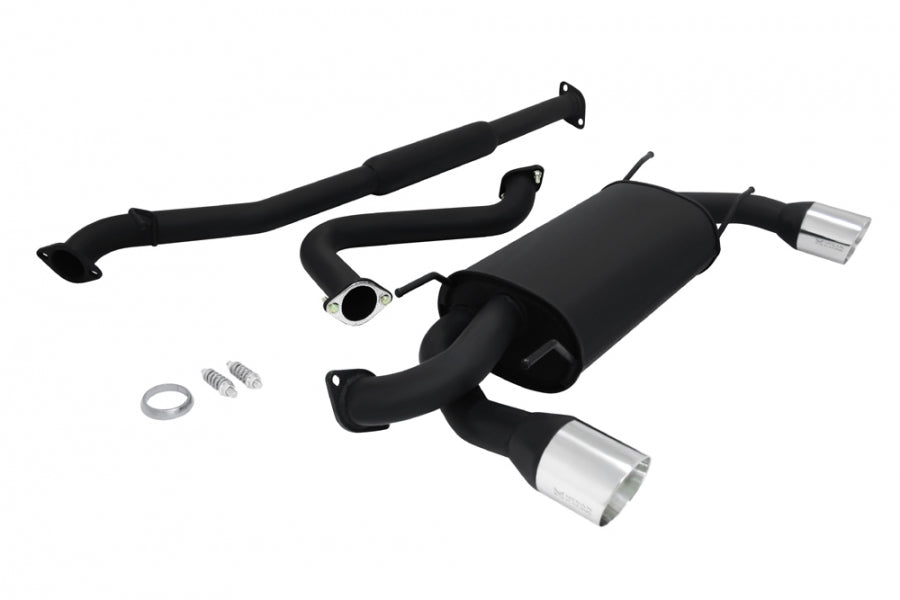 Megan Racing Cat-Back System Black Series Scion FR-S BRZ/Toyota 86 17-21 Rear Section, (TRIMDOWN)