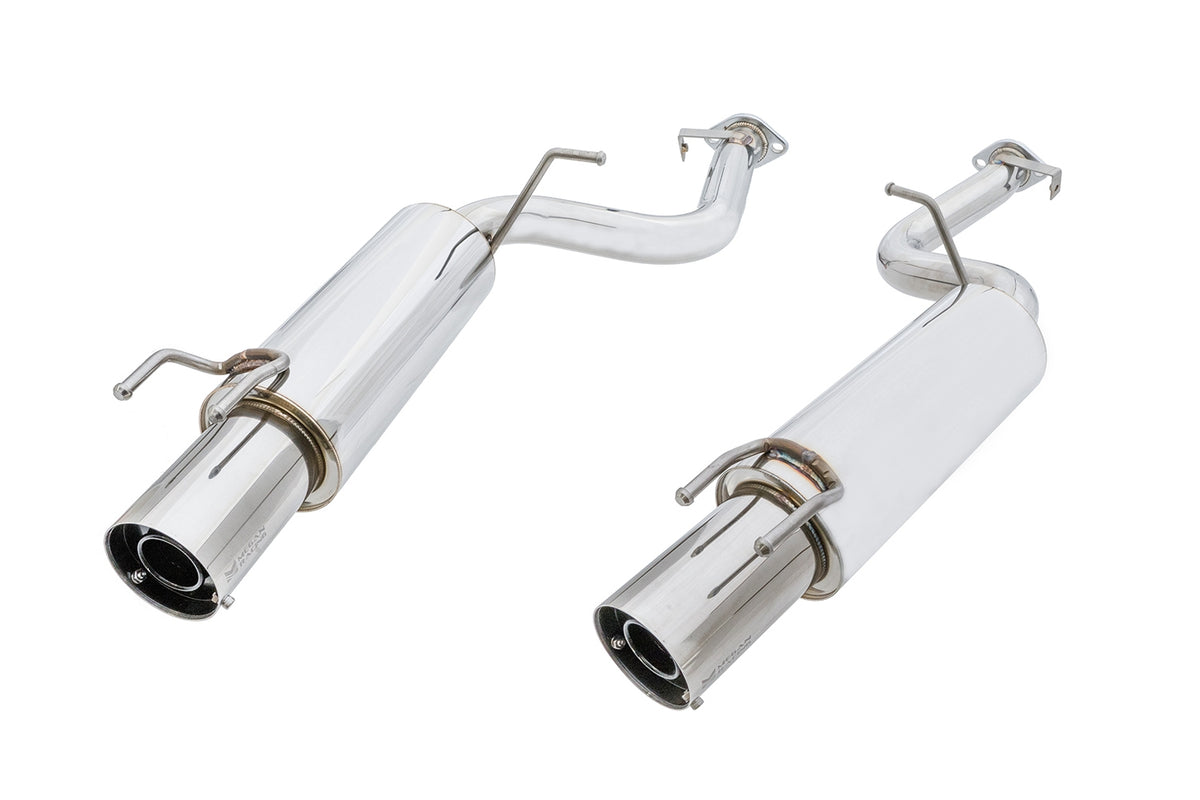 Megan Racing Cat-Back Rear Right, 300ZX 90-96, Dual 2.5 Pipe RL/RR