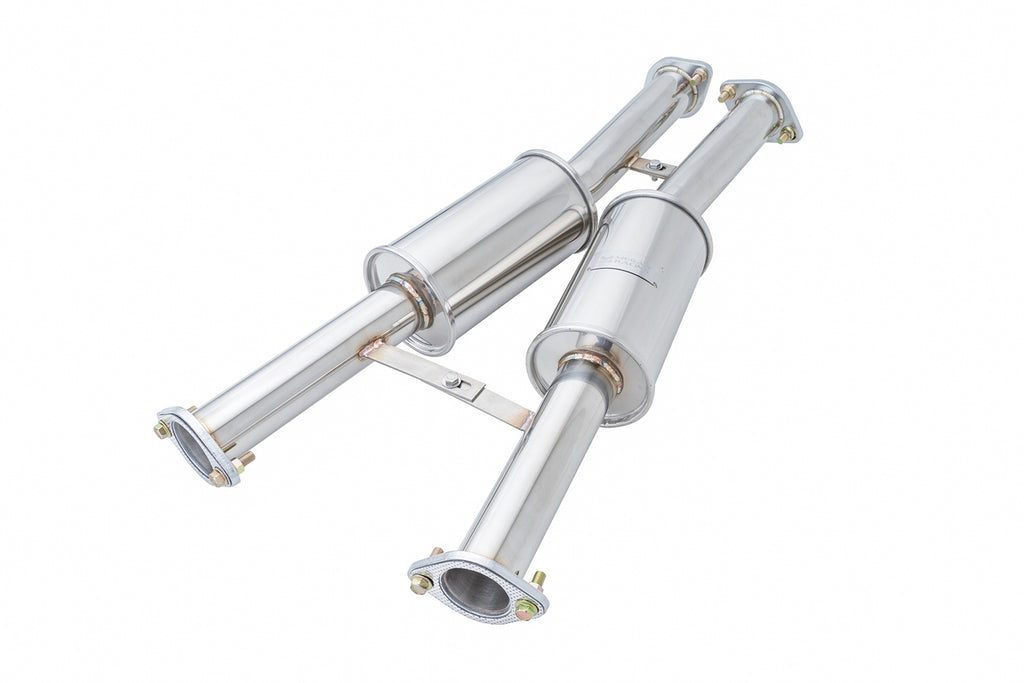 Megan Racing Cat-Back Rear Right, 300ZX 90-96, Dual 2.5 Pipe RL/RR