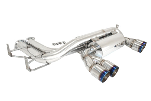 Megan Racing Axle Back Exhaust BMW M3 E46 With Blue Roll Tips
