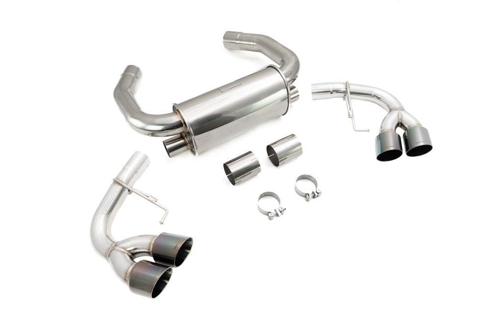 Megan Racing BMW M5 F90 17+ Supremo Axle Back Exhaust Black Chrome Tips $886