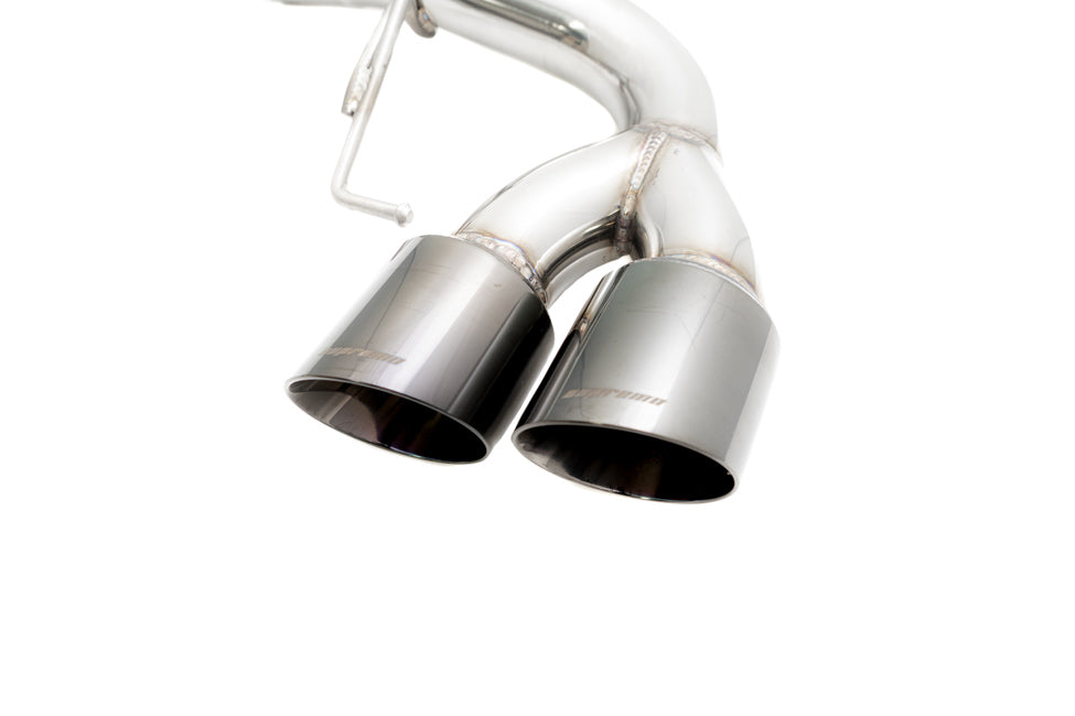 Megan Racing BMW M5 F90 17+ Supremo Axle Back Exhaust Black Chrome Tips $886