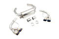 Megan Racing BMW M5 F90 17+ Supremo Axle Back Exhaust Blue Rolled Tips