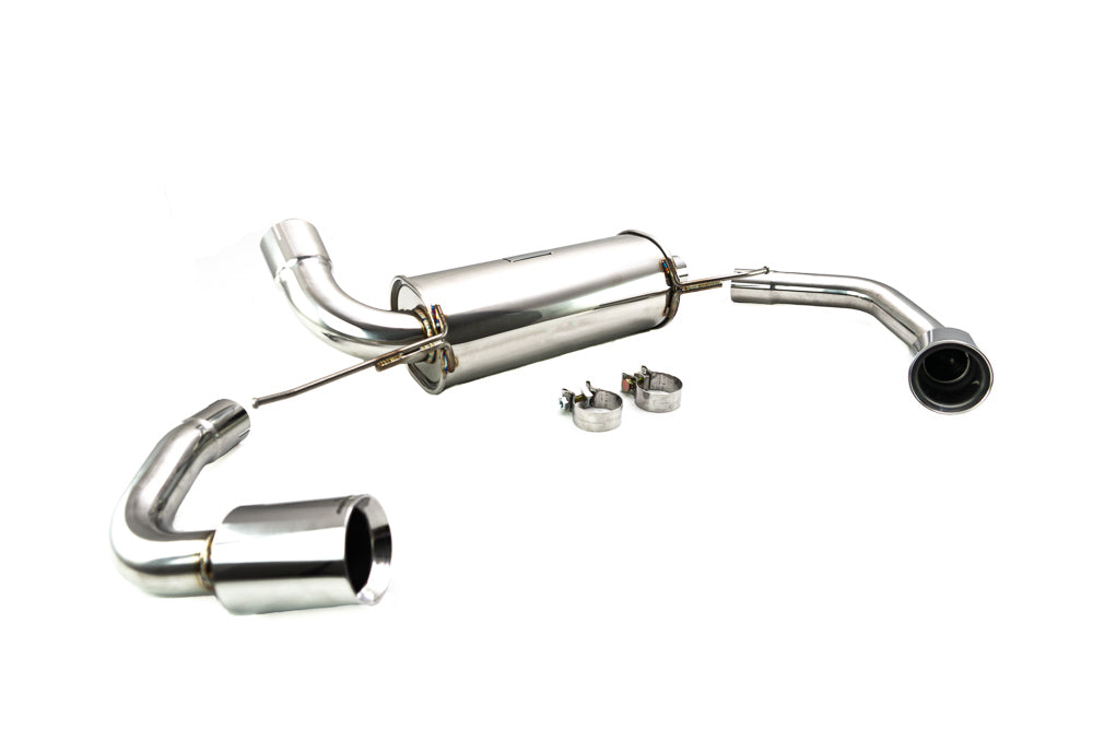 Megan Racing BMW 330i 2.0L i4 turbo Msport (G20) 19+ Supremo Axle Back Exhaust (Stainless Tip)
