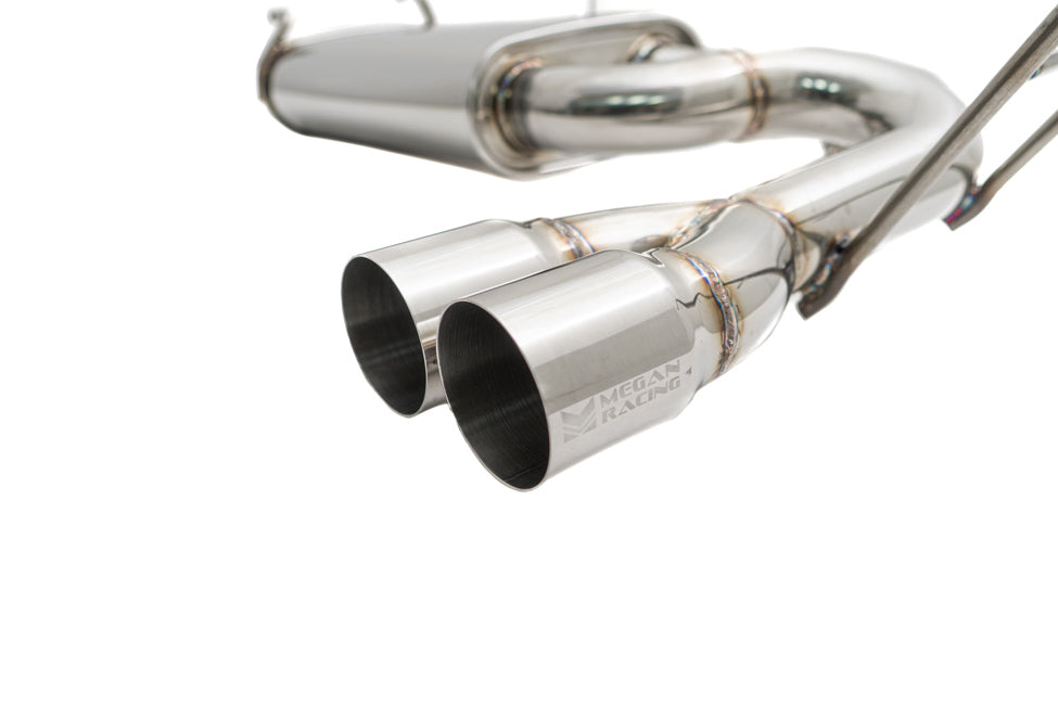 Megan Racing Axle Back Exhaust Mazda MX-5 16+ V2 Twin-Loop Dual Tip (Fits OEM MIDPIPE)