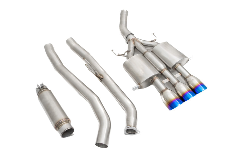 Megan Racing Honda Civic Type-R 2017+ Catback Exhaust System Burnt Roll Tips