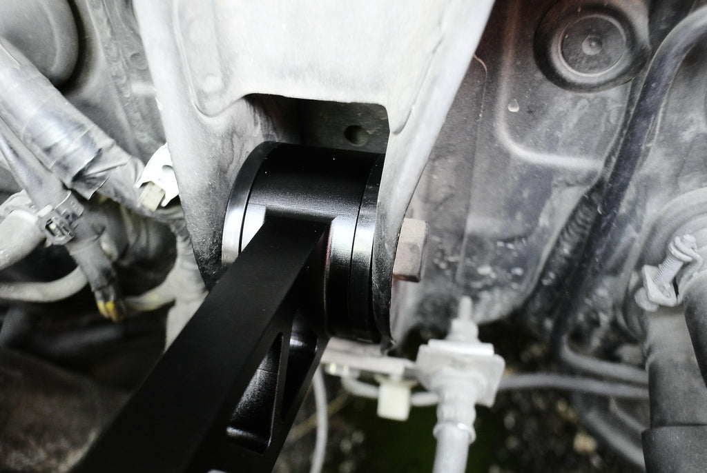 Megan Racing Subaru Impreza WRX/STI GD 00-07 Polyurethane Pitch Stop Mount. Located on the top back side of the engine