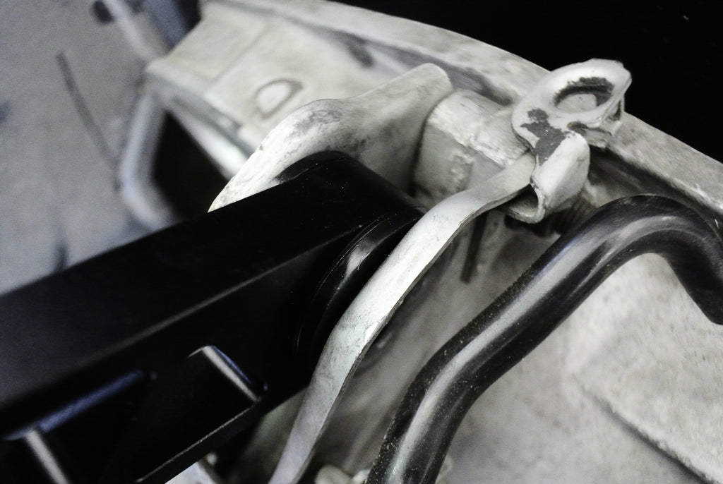 Megan Racing Subaru Impreza WRX/STI GD 00-07 Polyurethane Pitch Stop Mount. Located on the top back side of the engine