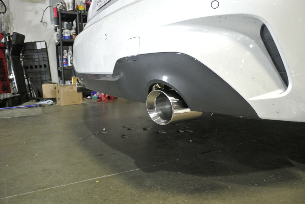 Megan Racing BMW 330i 2.0L i4 turbo Msport (G20) 19+ Supremo Axle Back Exhaust (Stainless Tip)