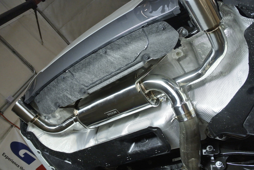 Megan Racing BMW 330i 2.0L i4 turbo Msport (G20) 19+ Supremo Axle Back Exhaust (Black Chrome Tip)