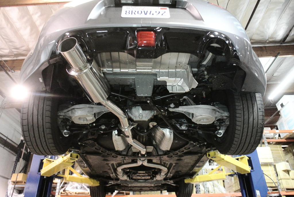 Megan Racing Nissan 370z 09+ Single Exit Exhaust (blue tip)