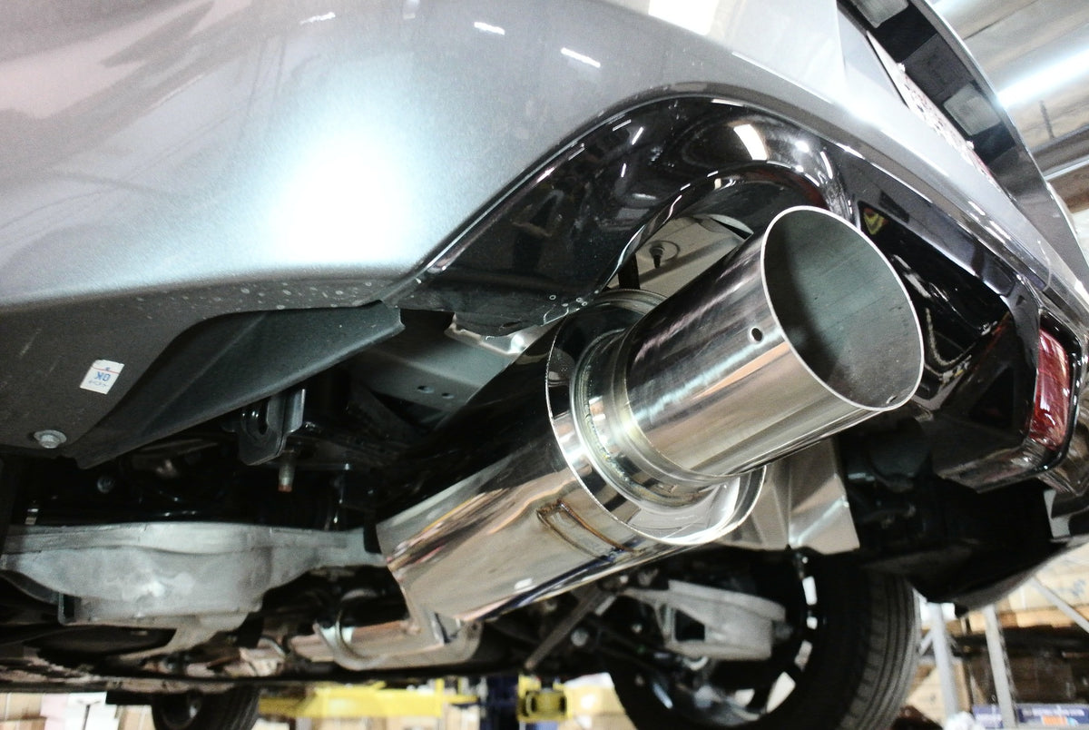 Megan Racing Nissan 370z 09+ Single Exit Exhaust (blue tip)