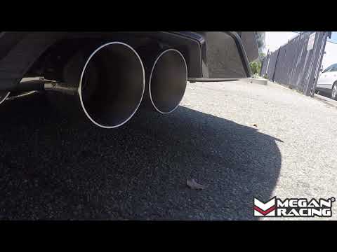 Megan Racing Cat-Back OE-RS Honda Civic 16-21 Turbo 1.5L Sport Hatchback Stainless Tip