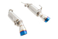 Megan Racing Infiniti G37 coupe 08-13 / Q60 14-15 Dual Canister Axleback Exhaust Blue Tips COUPE ONLY (EXC Convertible)