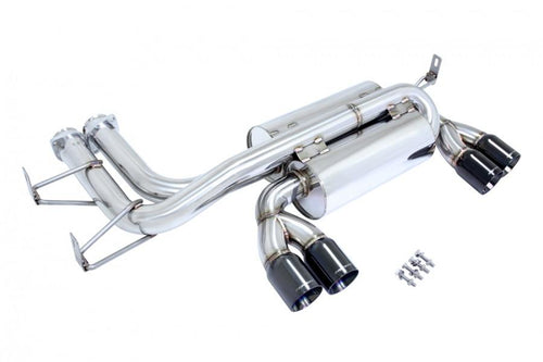 Megan Racing Axle Back Exhaust BMW M3 E46 01-06 With Black Chrome Tips