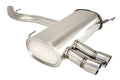 Megan Racing Axle Back Exhaust 2007-11 BMW E90 4 Dr/E92 2 Dr Single w/ SS Tips, . Inlet 2.75" Tips 3.25" each