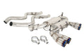 Megan Racing Axle Back Exhaust BMW M3 4Door Blue Roll Tips