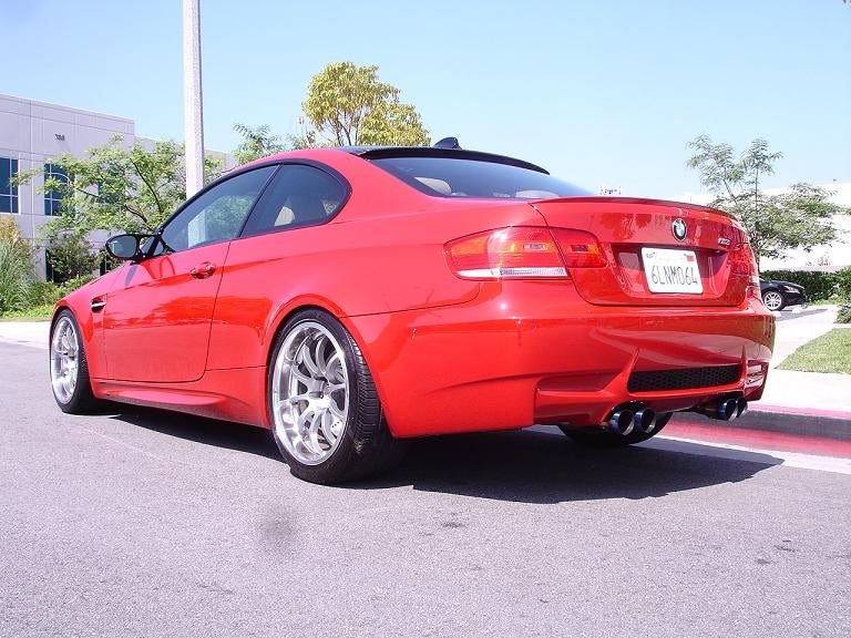 Megan Racing Axle Back Exhaust BMW M3 E92 2008-2013 (Do not fit E93 M3 Convertible), Titanium Tip