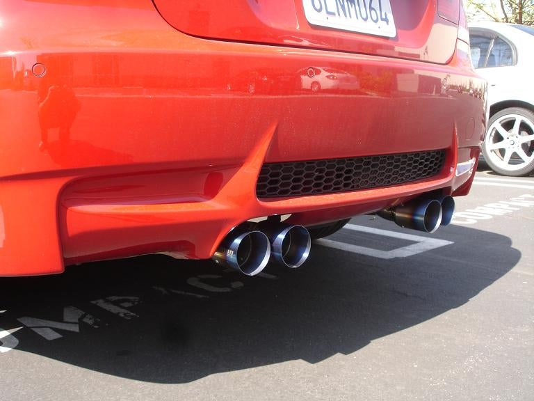 Megan Racing Axle Back Exhaust BMW M3 E92 2008-2013 (Do not fit E93 M3 Convertible), Titanium Tip