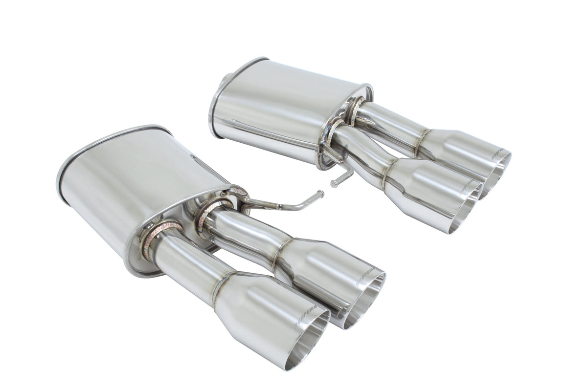 Megan Racing Axle Back Exhaust BMW M5 Stainless Roll Tips