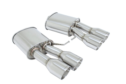 Megan Racing Axle Back Exhaust BMW M5 Stainless Roll Tips