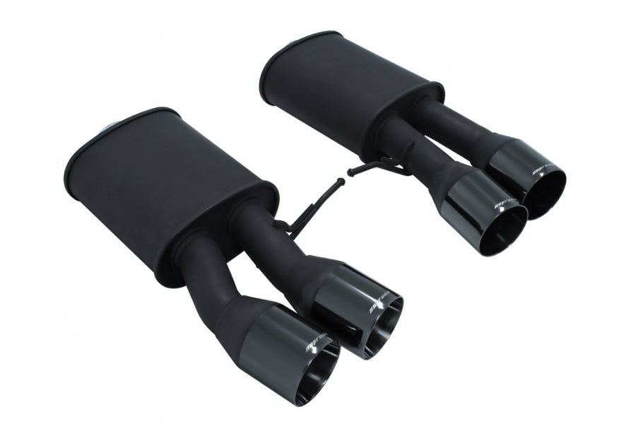 Megan Racing Supremo Axle Back Exhaust BMW M6 Coupe 2 DR 13-19 / Gran Coupe 4 DR 14-19 Stainless Black Chrome Tips