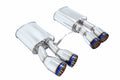 Megan Racing Supremo Axle Back Exhaust BMW M6 Coupe 2 DR 13-19 / Gran Coupe 4 DR 14-19 Stainless Burnt Tips