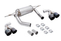 Megan Racing Axle Back Exhaust BMW M4 F82 2015+ Stainless Black Chrome Tips