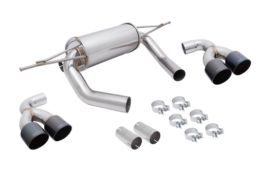 Megan Racing Axle Back Exhaust BMW M4 F82 2015+ Stainless Black Chrome Tips