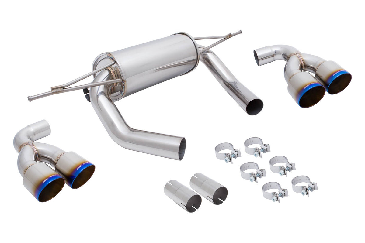 Megan Racing Axle Back Exhaust BMW M4 F82 2015+ Burnt Roll Tips