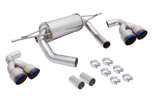 Megan Racing Axle Back Exhaust BMW M4 F82 2015+ Burnt Roll Tips