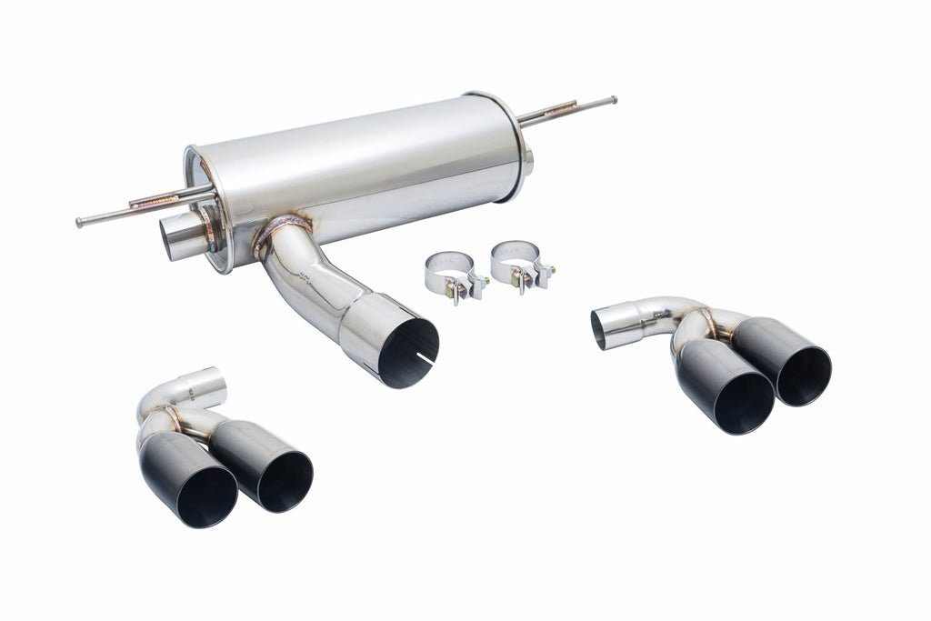 Megan Racing Supremo Axle Back Exhaust BMW M2 F87 16-19 years (N55 Only) Black Chrome Tips
