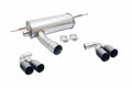 Megan Racing Supremo Axle Back Exhaust BMW M2 F87 16-19 years (N55 Only) Black Chrome Tips