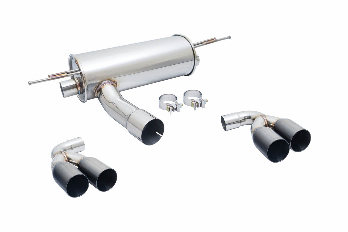 Megan Racing Supremo Axle Back Exhaust BMW M2 F87 16-19 years (N55 Only) Black Chrome Tips