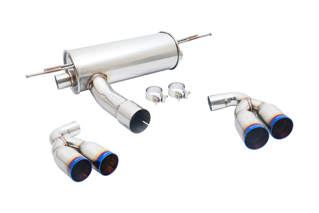 Megan Racing Supremo Axle Back Exhaust BMW M2 F87 16-19 years (N55 Only) Burnt Roll Tips