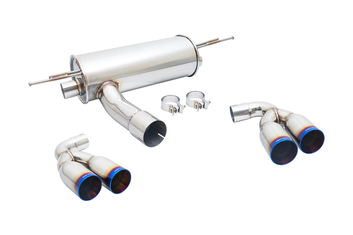 Megan Racing Supremo Axle Back Exhaust BMW M2 F87 16-19 years (N55 Only) Burnt Roll Tips