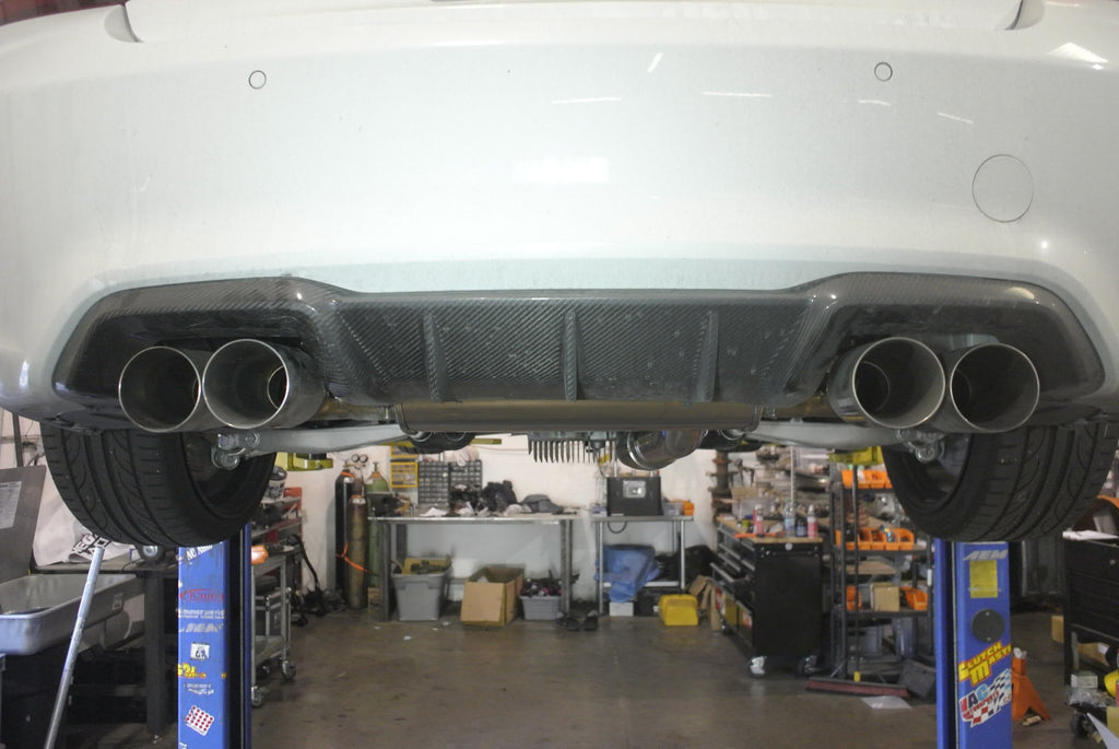 Megan Racing Supremo Axle Back Exhaust BMW M2 F87 16-19 years (N55 Only) Black Chrome Tips