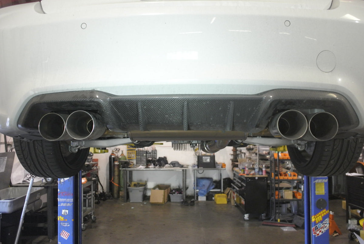Megan Racing Supremo Axle Back Exhaust BMW M2 F87 16-19 years (N55 Only) Burnt Roll Tips