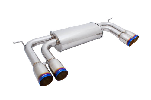 Megan Racing Axle Back Exhaust 2010-13 BMW E70 X5M, 10-14 X6M (Do not fit regular X5) w/ Blue Roll Tips