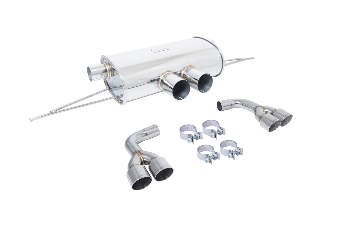 Megan Racing Axle Back X5M (F85) 2015+ / X6M (F16) 2014+ w/ Silver Polish Tips (Excludes Regular X5/X6)