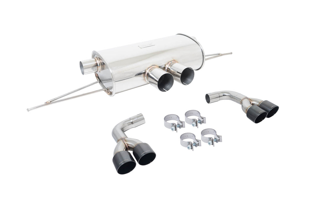 Megan Racing Axle Back X5M (F85) 2015+ / X6M (F16) 2014+ w/ Black Chrome Tips (Excludes Regular X5/X6)