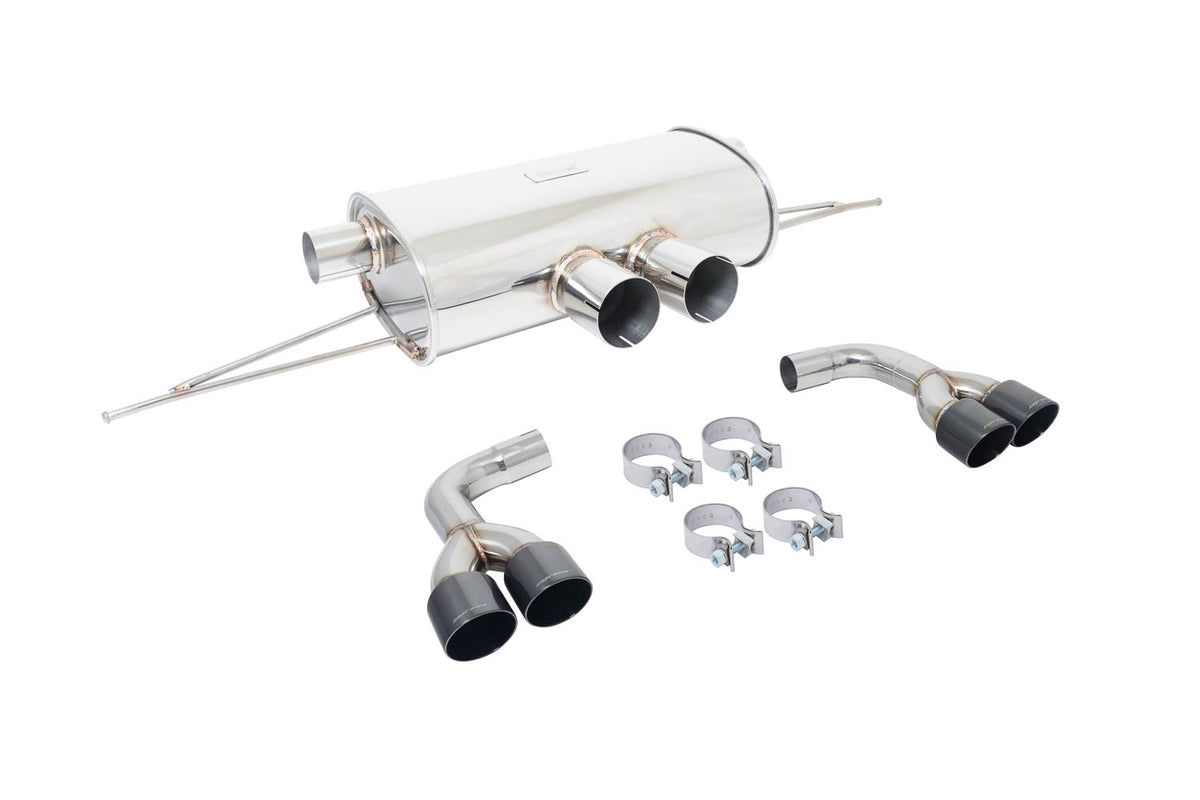 Megan Racing Axle Back X5M (F85) 2015+ / X6M (F16) 2014+ w/ Black Chrome Tips (Excludes Regular X5/X6)