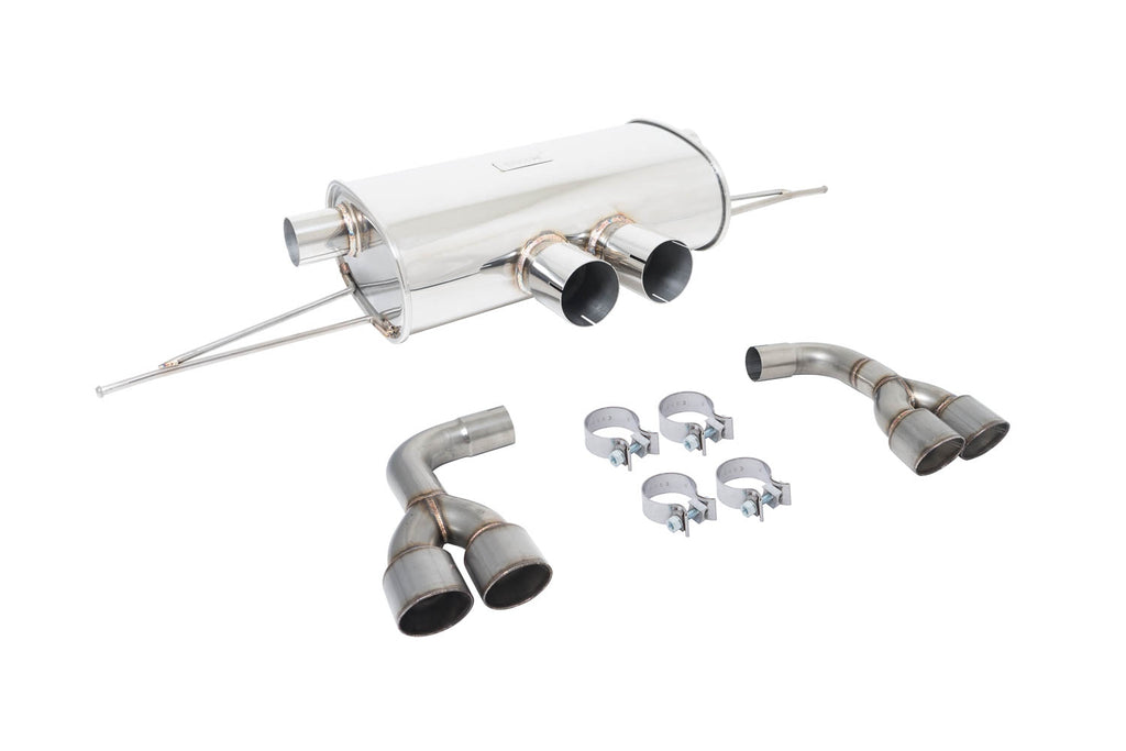 Megan Racing Axle Back Exhaust X5M (F85) 2015+ / X6M (F16) 2014+ w/ Raw Tips (Excludes Regular X5/X6)