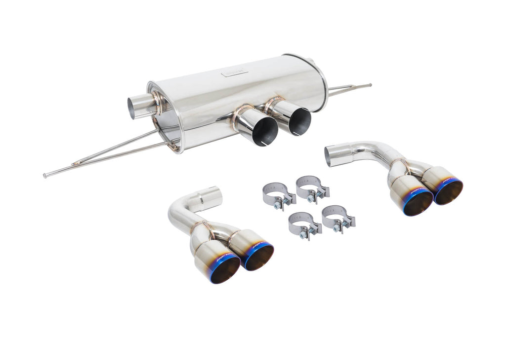 Megan Racing Axle Back X5M (F85) 2015+ / X6M (F16) 2014+ w/ Burnt Roll Tips (Excludes Regular X5/X6)
