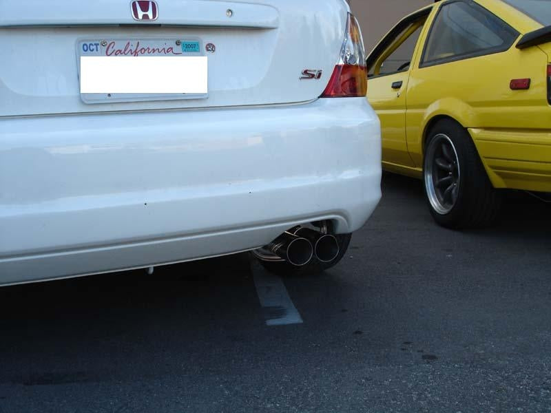Megan Racing Axle Back Exhaust Honda Civic SI EP3 02-05