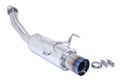 Megan Racing Axle Back Exhaust Blue Tip Honda CR-Z 11-12