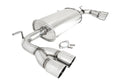Megan Racing Axle Back Exhaust Genesis Coupe 10-12 4/6 CYL 2.5" inlet quad 3" Stainless Steel tips